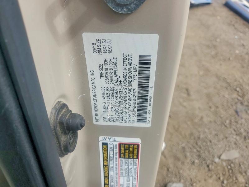 56510856 :رقم المزاد ، 5J6RW2H85JL029175 vin ، 2018 Honda Cr-v مزاد بيع