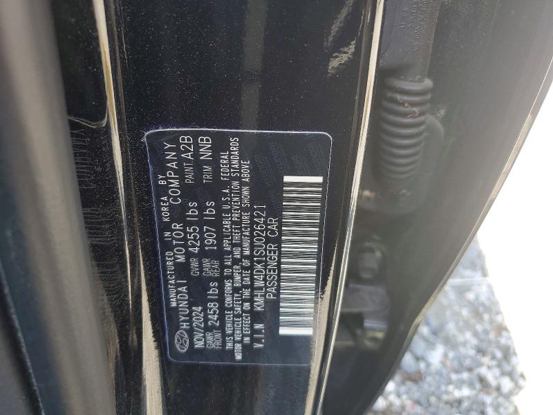 59103506 :رقم المزاد ، KMHLW4DK1SU026421 vin ، 2025 Hyundai Elantra N مزاد بيع