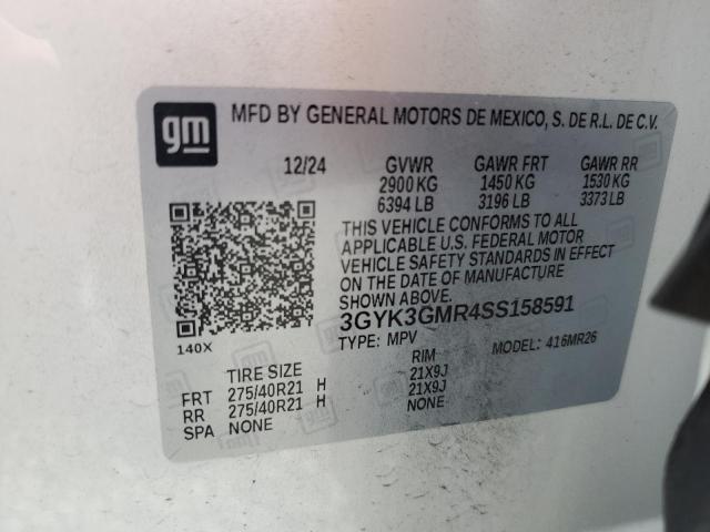 Aukcja sprzedaży 2025 Cadillac Optiq, vin: 3GYK3GMR4SS158591, numer aukcji: 56850626