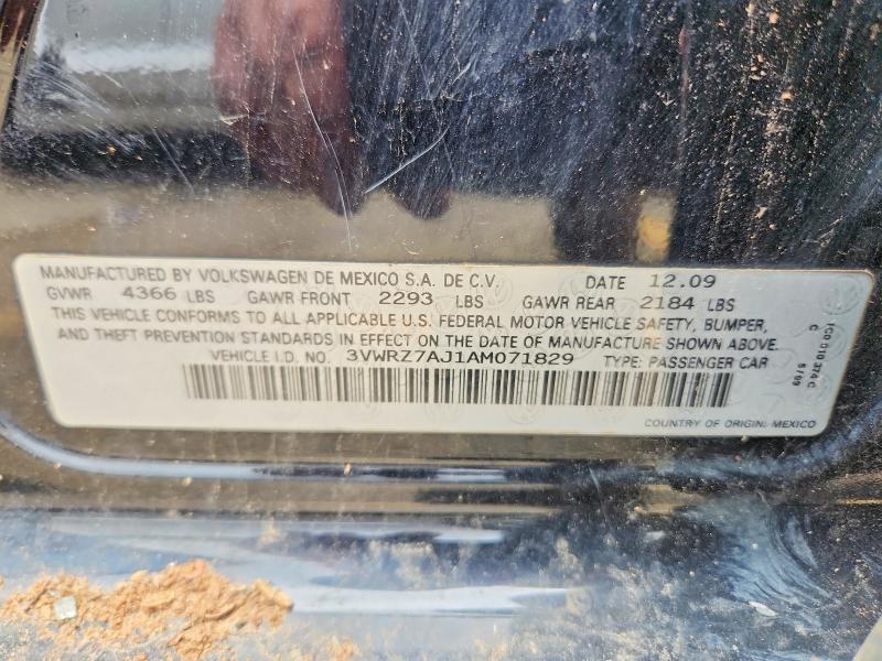 Продажа на аукционе авто 2010 Volkswagen Jetta, vin: 3VWRZ7AJ1AM071829, номер лота: 57476106