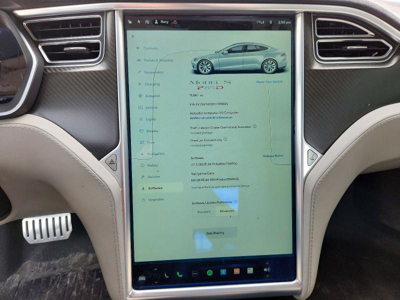 Продажа на аукционе авто 2015 Tesla Model S, vin: 5YJSA1H22FFP69885, номер лота: 57190626