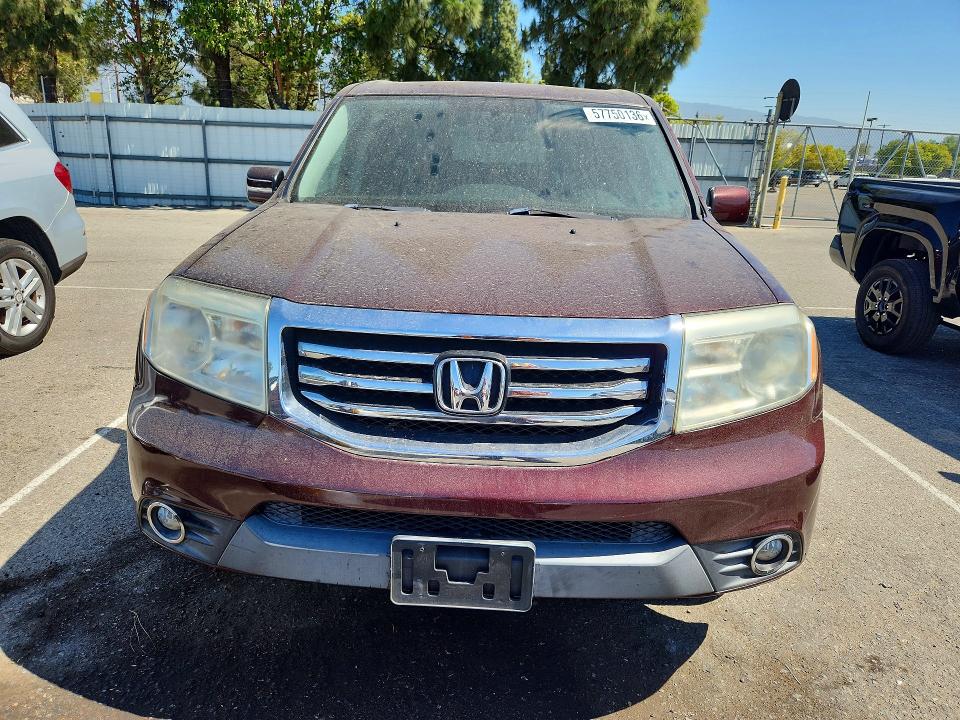 57750136 :رقم المزاد ، 5FNYF3H50DB025782 vin ، 2013 Honda Pilot مزاد بيع