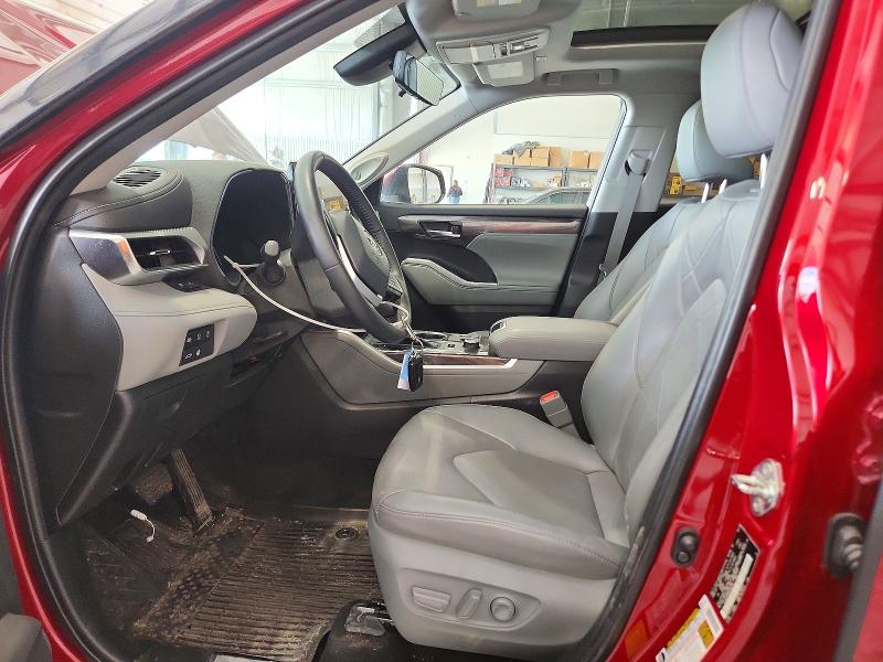 58106686 :رقم المزاد ، 5TDKDRBH2PS046778 vin ، 2023 Toyota Highlander مزاد بيع