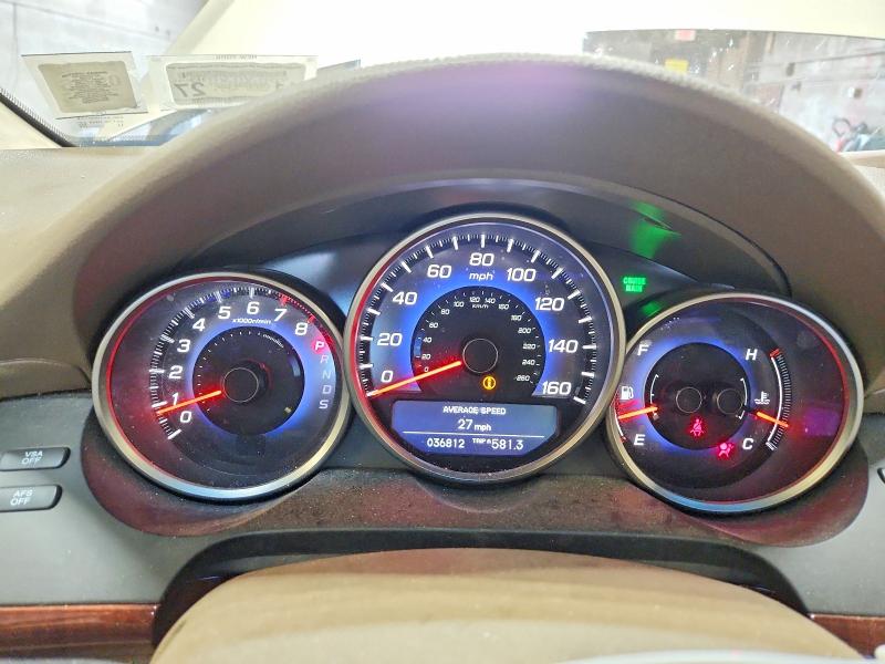 59137436 :رقم المزاد ، JH4KB266X9C000706 vin ، 2009 Acura Rl مزاد بيع
