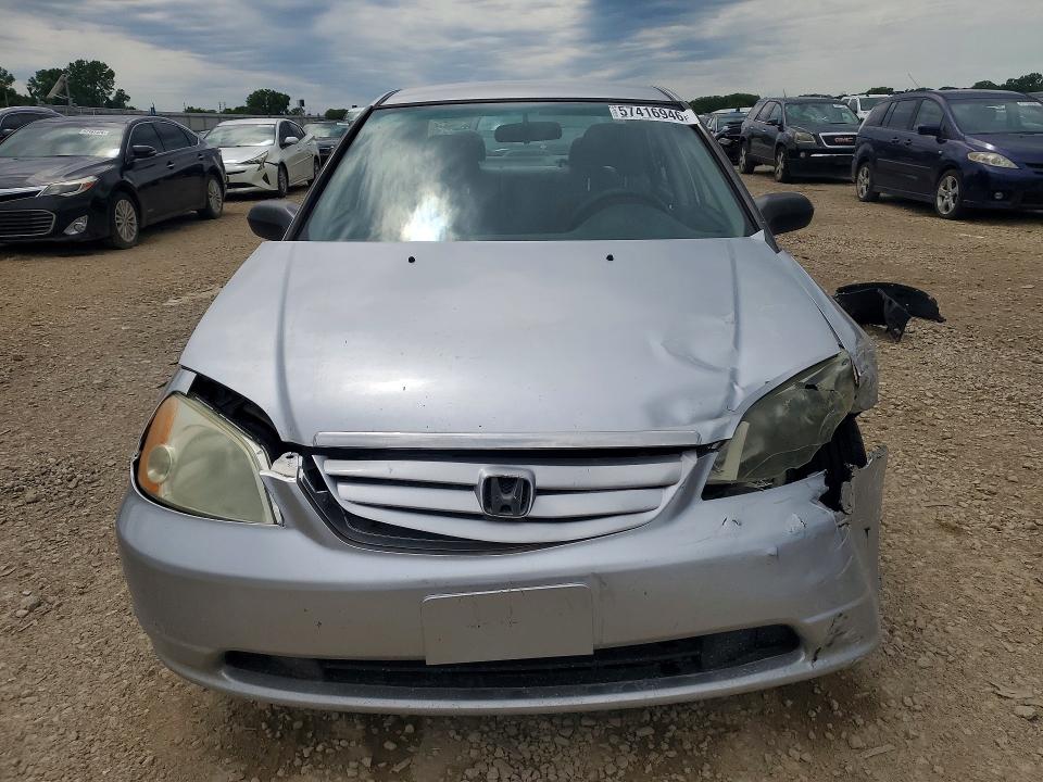 2003 Honda Civic 4d მანქანა იყიდება აუქციონზე, vin: 2HGES16503H589545, აუქციონის ნომერი: 57416946