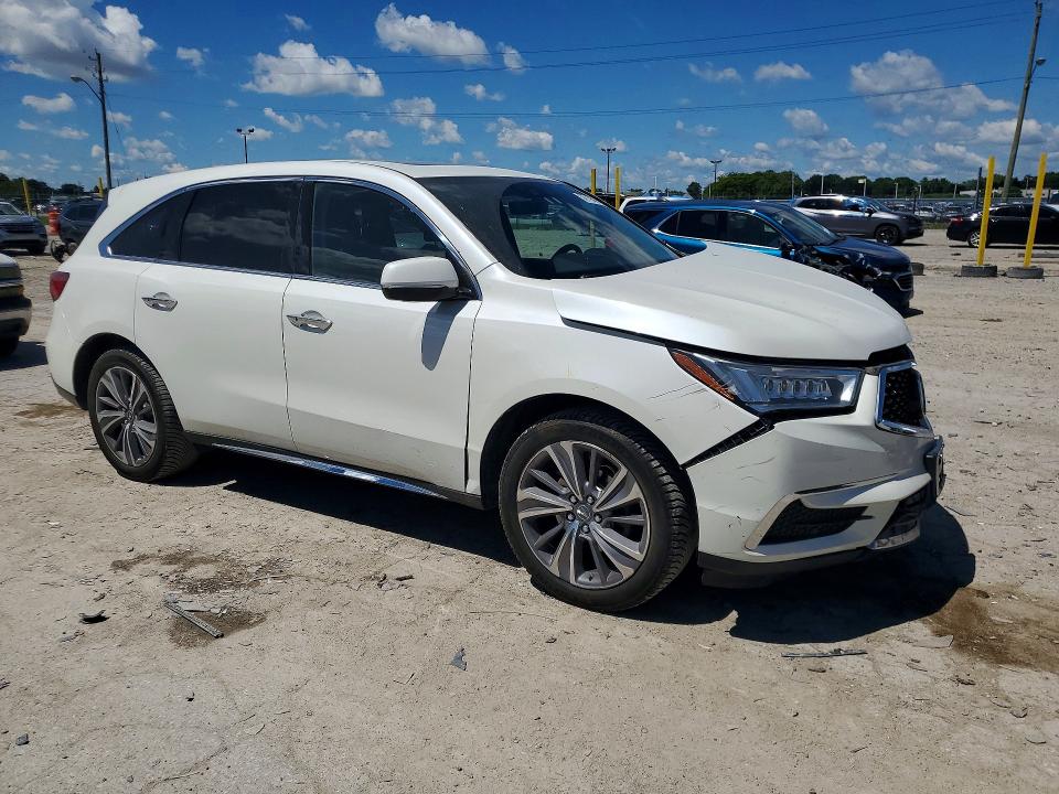 57719586 :رقم المزاد ، 5J8YD4H50HL005242 vin ، 2017 Acura Mdx مزاد بيع