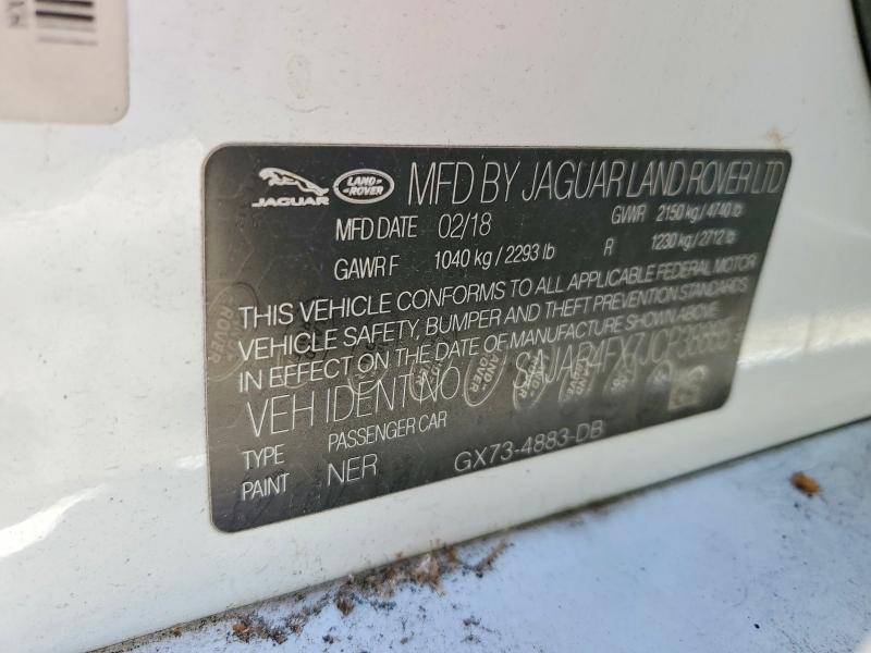 2018 Jaguar Xe მანქანა იყიდება აუქციონზე, vin: SAJAR4FX7JCP38885, აუქციონის ნომერი: 56532036