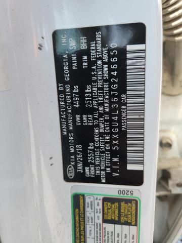 56449386 :رقم المزاد ، 5XXGU4L36JG246650 vin ، 2018 Kia Optima مزاد بيع