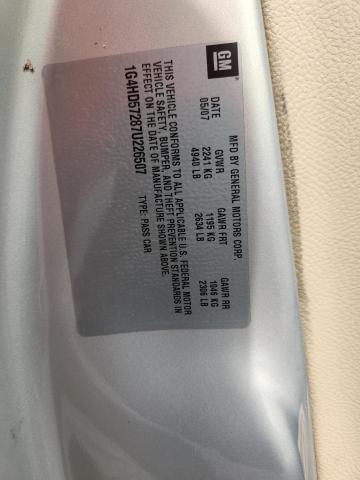 Продаж на аукціоні авто 2007 Buick Lucerne, vin: 1G4HD57287U226507, номер лоту: 77247525