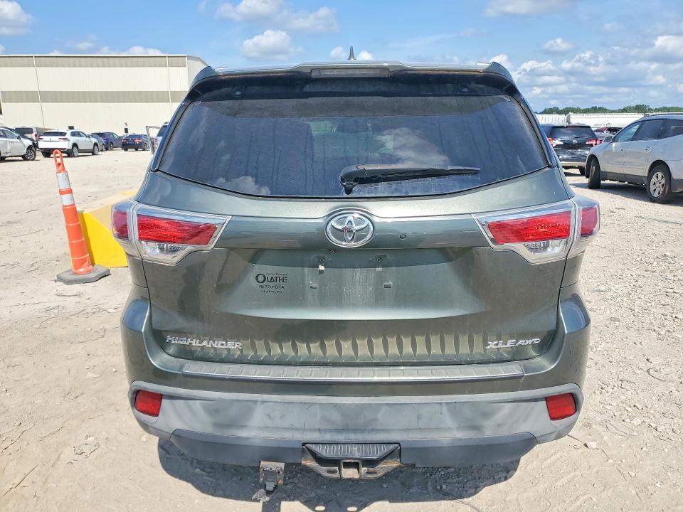 Aukcja sprzedaży 2015 Toyota Highlander, vin: 5TDJKRFH9FS122216, numer aukcji: 58381346