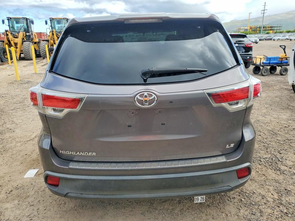 Продажа на аукционе авто 2014 Toyota Highlander, vin: 5TDZKRFH3ES037499, номер лота: 56705826