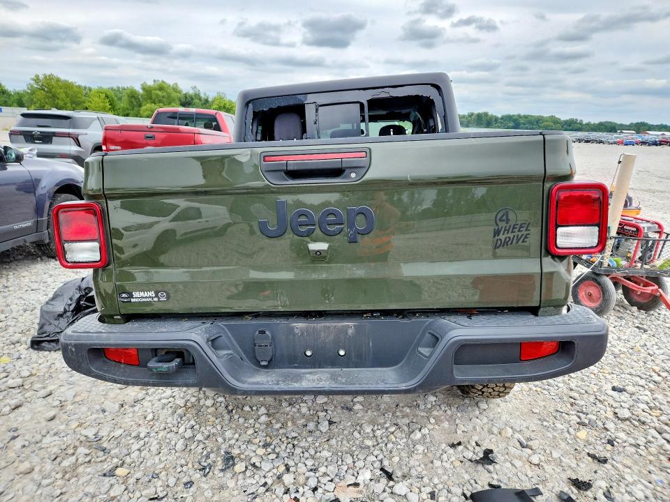 58753156 :رقم المزاد ، 1C6HJTAG6PL544838 vin ، 2023 Jeep Gladiator مزاد بيع