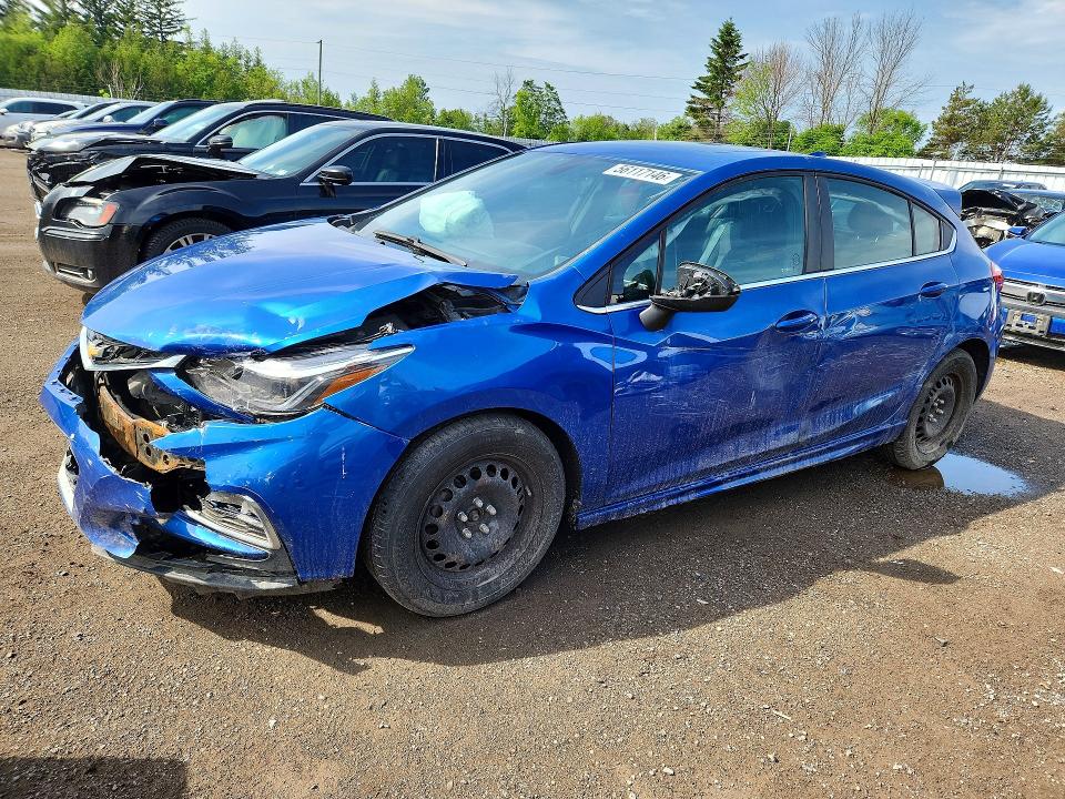 2018 Chevrolet Cruze მანქანა იყიდება აუქციონზე, vin: 3G1BE6SM4JS521013, აუქციონის ნომერი: 56117146