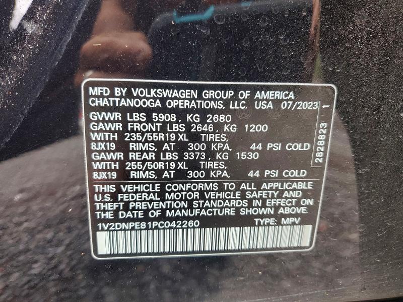 Aukcja sprzedaży 2023 Volkswagen Id.4, vin: 1V2DNPE81PC042260, numer aukcji: 55912326