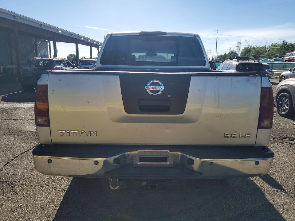 2005 Nissan Titan მანქანა იყიდება აუქციონზე, vin: 1N6AA07B35N560515, აუქციონის ნომერი: 57586286
