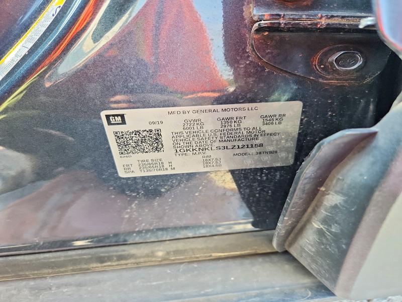 Aukcja sprzedaży 2020 Gmc Acadia, vin: 1GKKNKLS3LZ121158, numer aukcji: 58530246