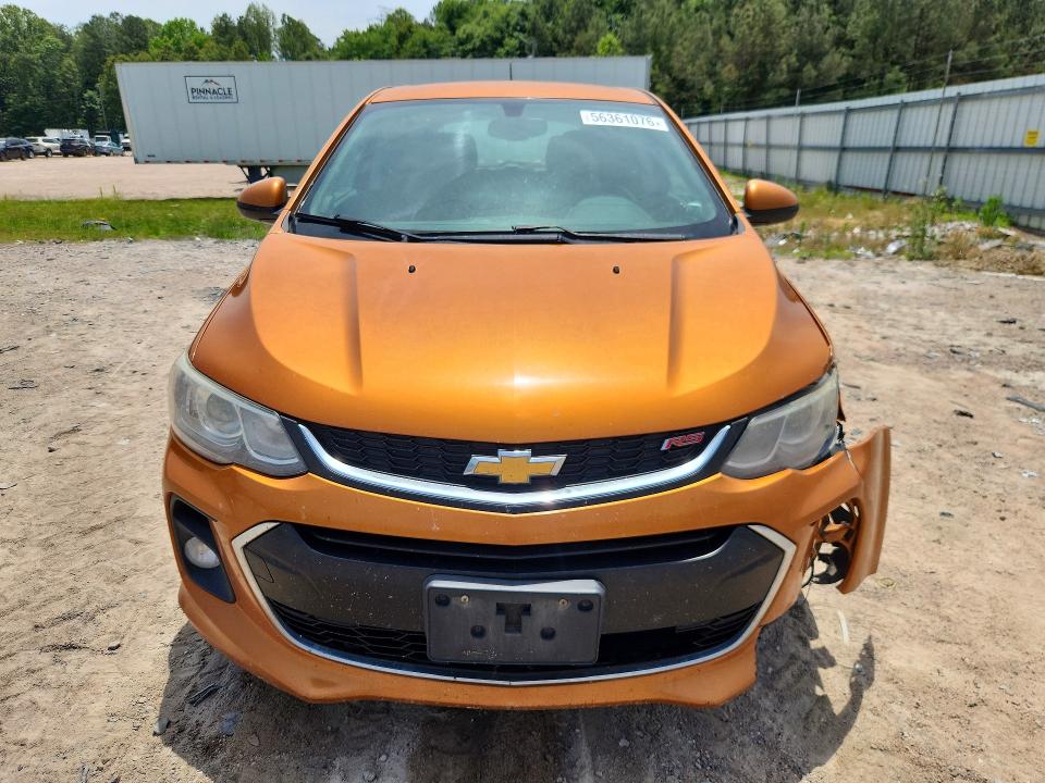 Продажа на аукционе авто 2017 Chevrolet Sonic, vin: 1G1JD6SH1H4125732, номер лота: 56361076