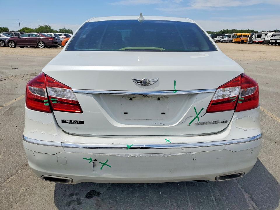 2012 Hyundai Genesis მანქანა იყიდება აუქციონზე, vin: KMHGC4DF2CU165472, აუქციონის ნომერი: 58801556