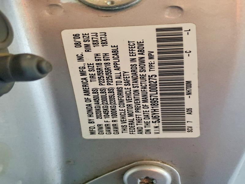 56083366 :رقم المزاد ، 5J6YH18957L000275 vin ، 2007 Honda Element مزاد بيع