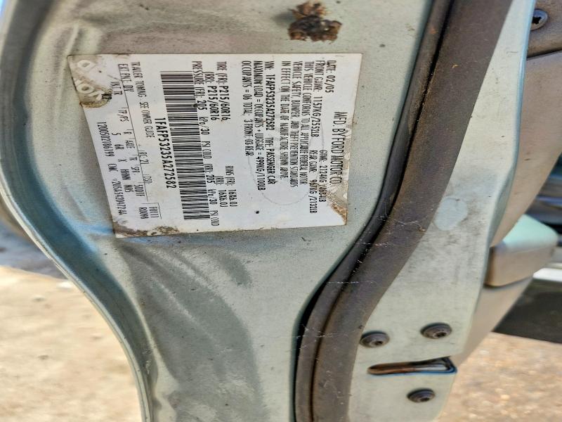 2005 Ford Taurus მანქანა იყიდება აუქციონზე, vin: 1FAFP53235A272582, აუქციონის ნომერი: 59011346