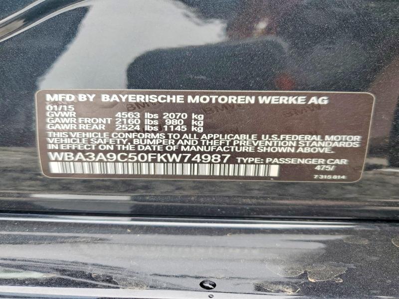 Aukcja sprzedaży 2015 Bmw 335, vin: WBA3A9C50FKW74987, numer aukcji: 56865606
