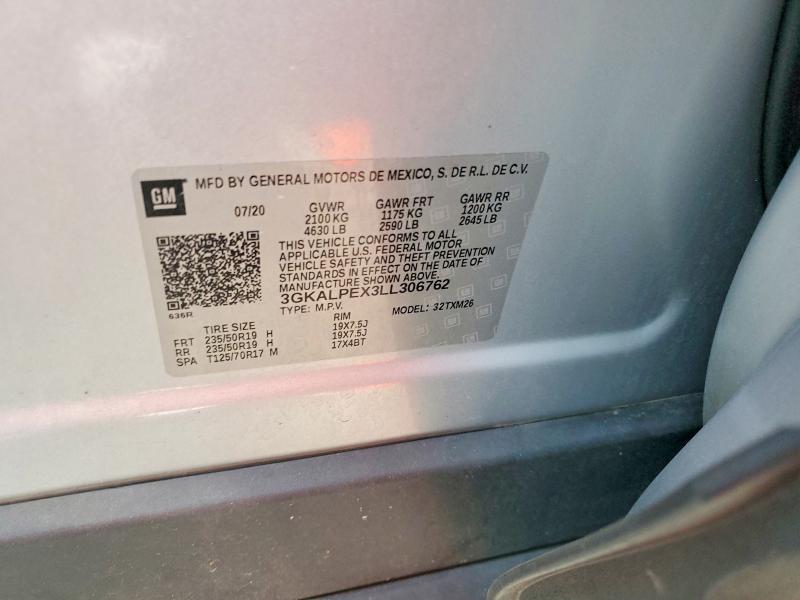 Aukcja sprzedaży 2020 Gmc Terrain, vin: 3GKALPEX3LL306762, numer aukcji: 58541506