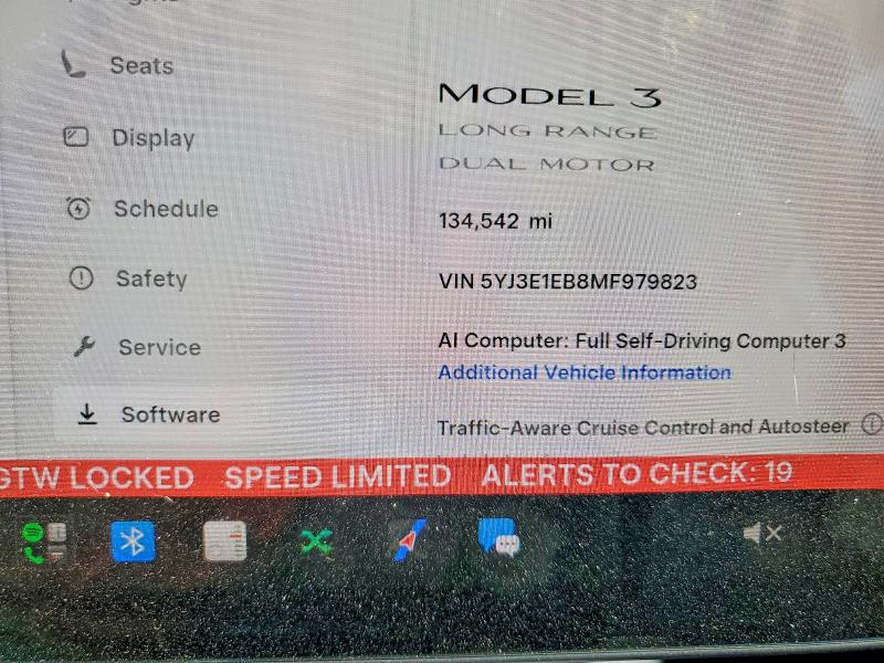 Продажа на аукционе авто 2021 Tesla Model 3, vin: 5YJ3E1EB8MF979823, номер лота: 58150346