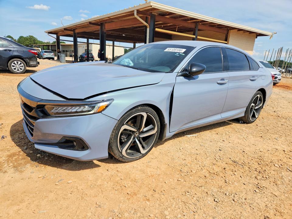 55109186 :رقم المزاد ، 1HGCV1F34NA006120 vin ، 2022 Honda Accord مزاد بيع