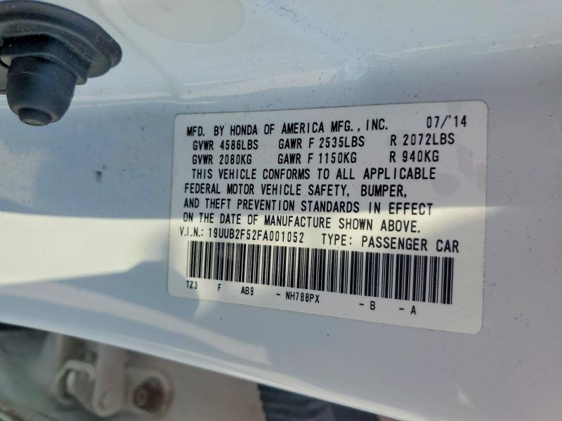 Aukcja sprzedaży 2015 Acura Tlx, vin: 19UUB2F52FA001052, numer aukcji: 59223886