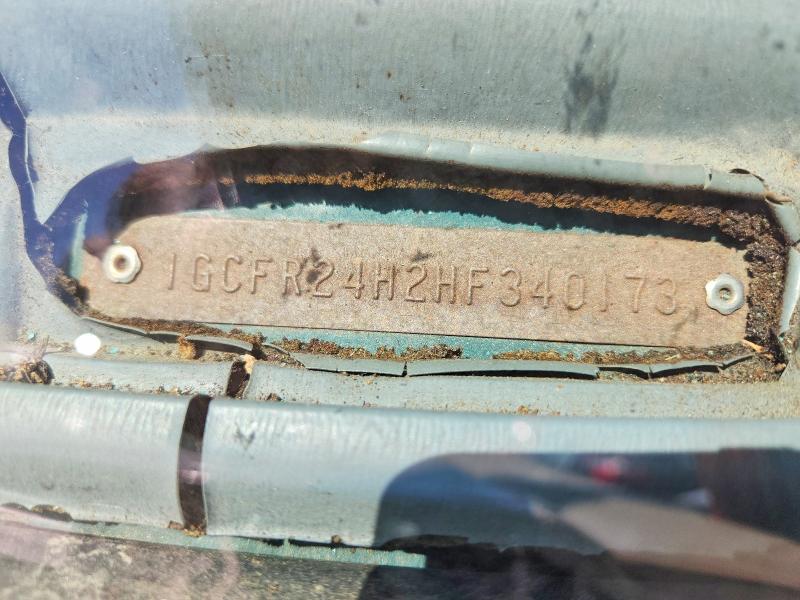 55758866 :رقم المزاد ، 1GCFR24H2HF340173 vin ، 1987 Chevrolet R20 مزاد بيع