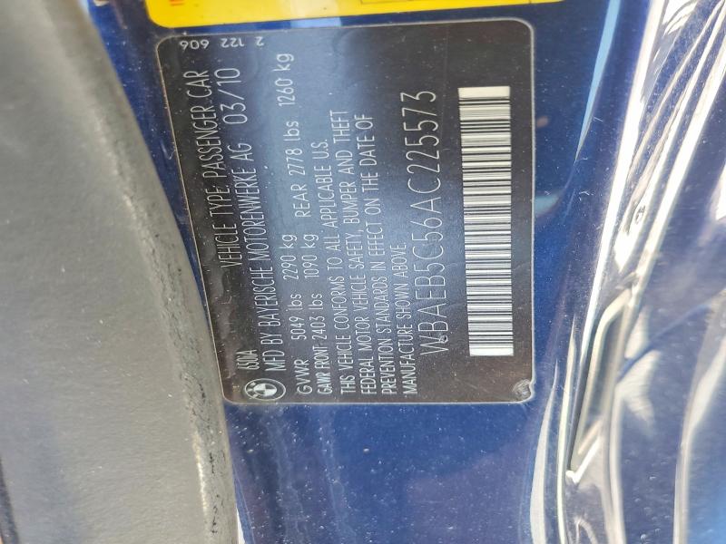 2010 Bmw 650 მანქანა იყიდება აუქციონზე, vin: WBAEB5C56AC225573, აუქციონის ნომერი: 57914716