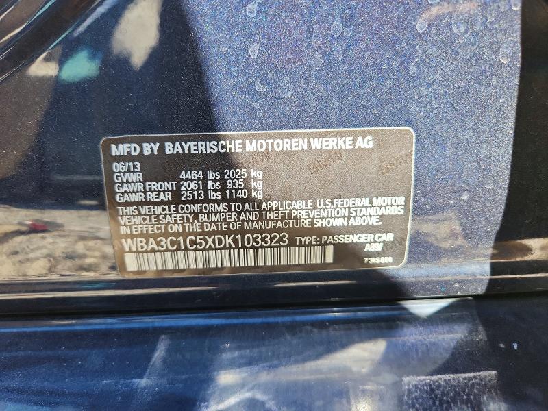 Продаж на аукціоні авто 2013 Bmw 328, vin: WBA3C1C5XDK103323, номер лоту: 57551566