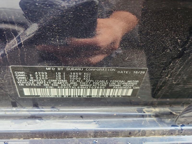 Продажа на аукционе авто 2021 Subaru Impreza, vin: 4S3GTAL68M3703880, номер лота: 57877676