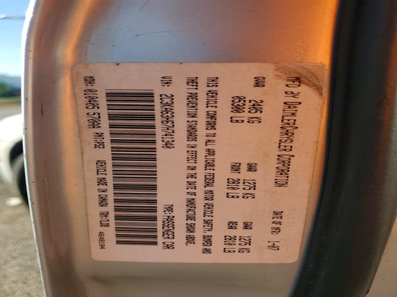 Aukcja sprzedaży 2007 Chrysler 300c, vin: 2C3KA63H67H741340, numer aukcji: 56714836