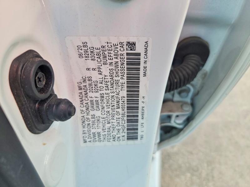 Продажа на аукционе авто 2020 Honda Civic, vin: 2HGFC2F68LH555479, номер лота: 57337786