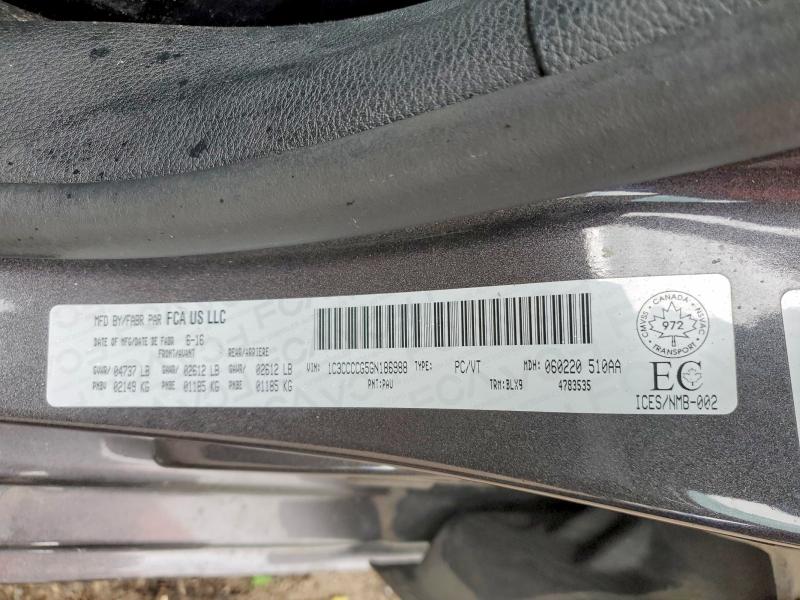Aukcja sprzedaży 2016 Chrysler 200, vin: 1C3CCCCG5GN186988, numer aukcji: 57577506