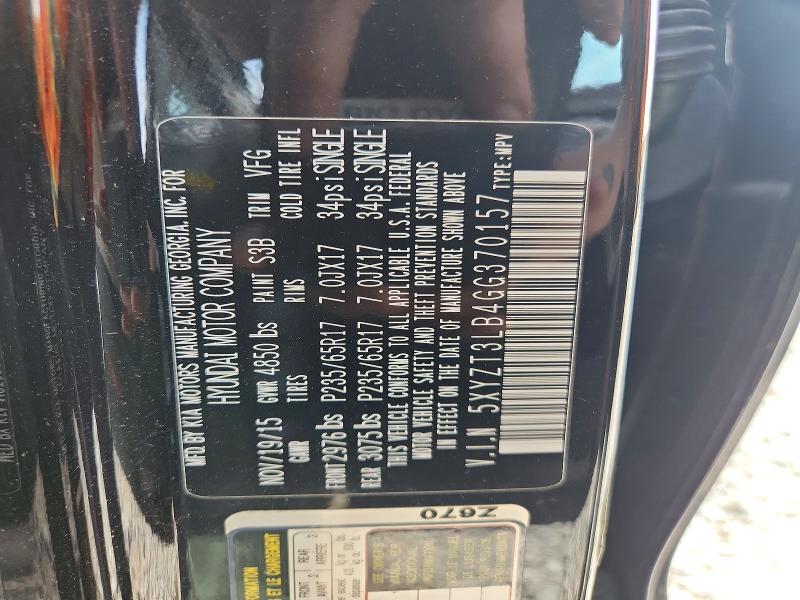 2016 Hyundai Santa Fe Sport მანქანა იყიდება აუქციონზე, vin: 5XYZT3LB4GG370157, აუქციონის ნომერი: 55577256