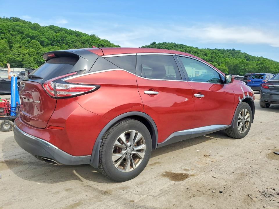 55891626 :رقم المزاد ، 5N1AZ2MH6FN223351 vin ، 2015 Nissan Murano مزاد بيع