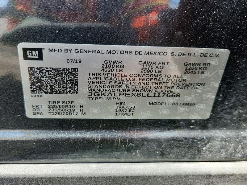 Продаж на аукціоні авто 2020 Gmc Terrain, vin: 3GKALPEX8LL117668, номер лоту: 57000446