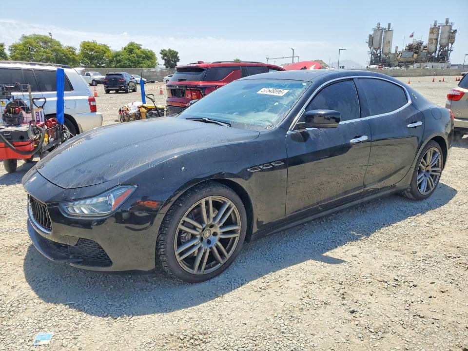 2015 Maserati Ghibli მანქანა იყიდება აუქციონზე, vin: ZAM57XSA4F1141426, აუქციონის ნომერი: 57548896
