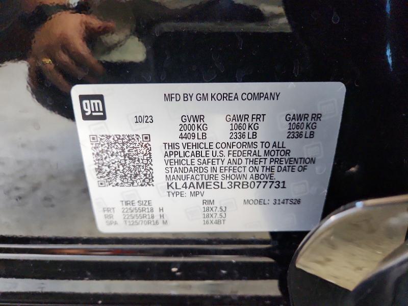 56449556 :رقم المزاد ، KL4AMESL3RB077731 vin ، 2024 Buick Encore Gx مزاد بيع