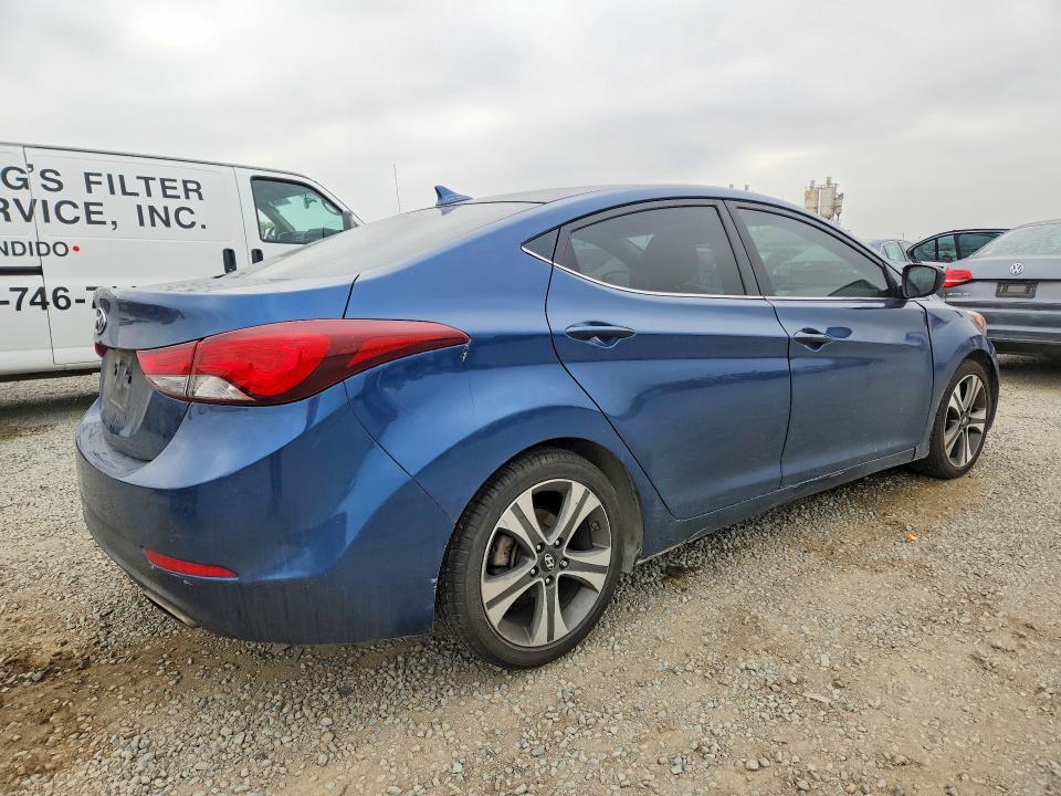 2014 Hyundai Elantra მანქანა იყიდება აუქციონზე, vin: KMHDH4AH1EU075307, აუქციონის ნომერი: 55797436