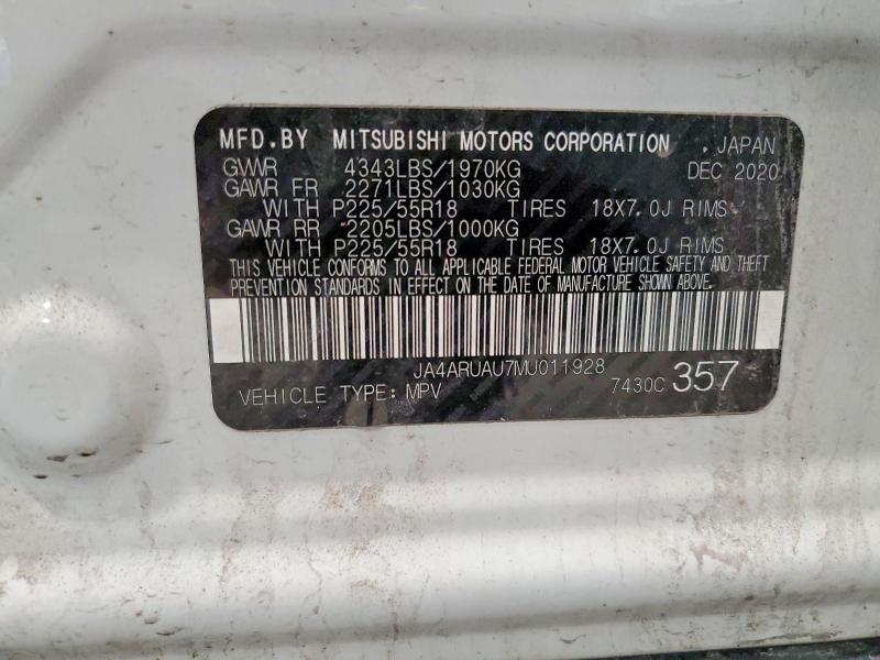 Продажа на аукционе авто 2021 Mitsubishi Outlander Sport, vin: JA4ARUAU7MU011928, номер лота: 57634266