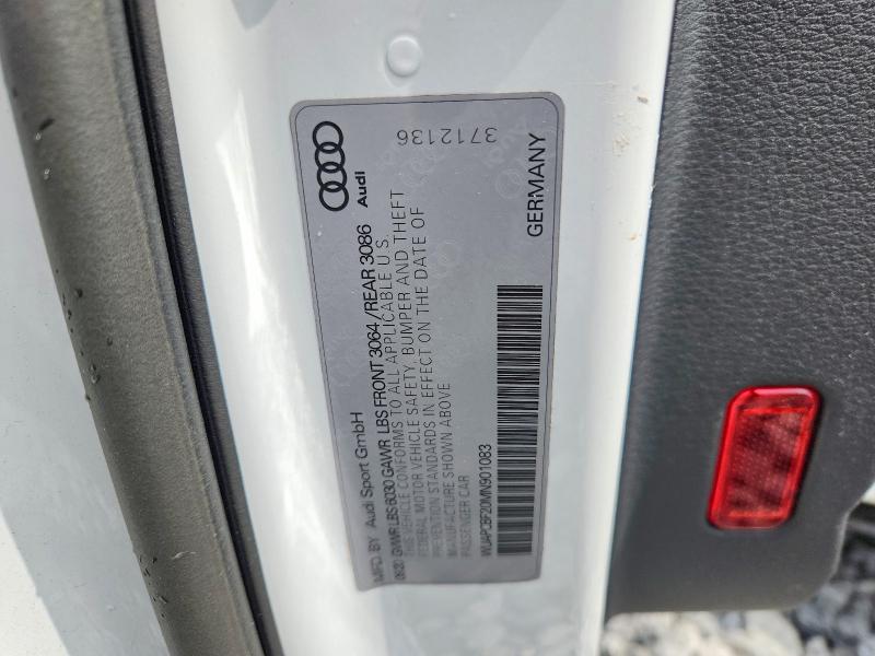 52033746 :رقم المزاد ، WUAPCBF20MN901083 vin ، 2021 Audi Rs7 مزاد بيع