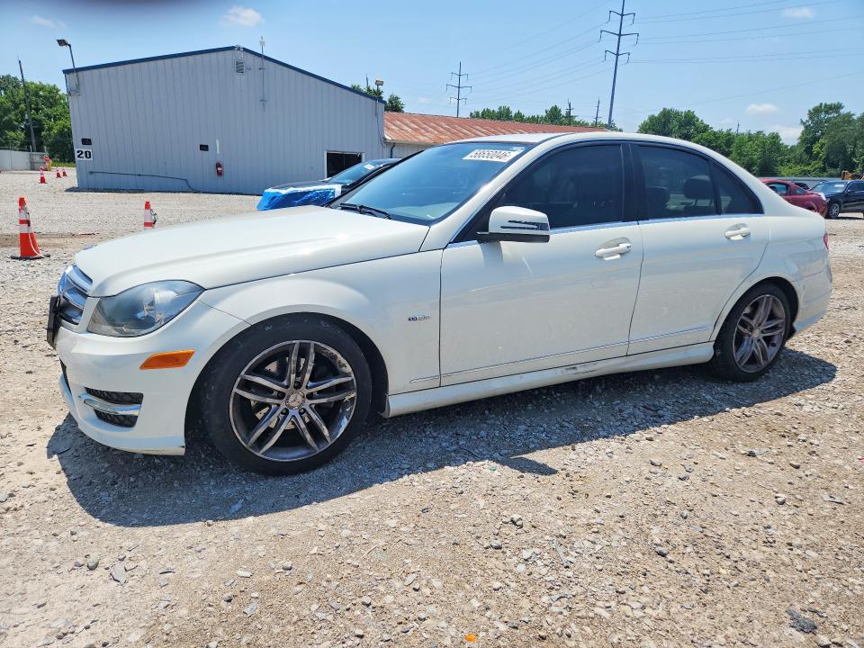 58650046 :رقم المزاد ، WDDGF4HB4CA721226 vin ، 2012 Mercedes-benz C مزاد بيع