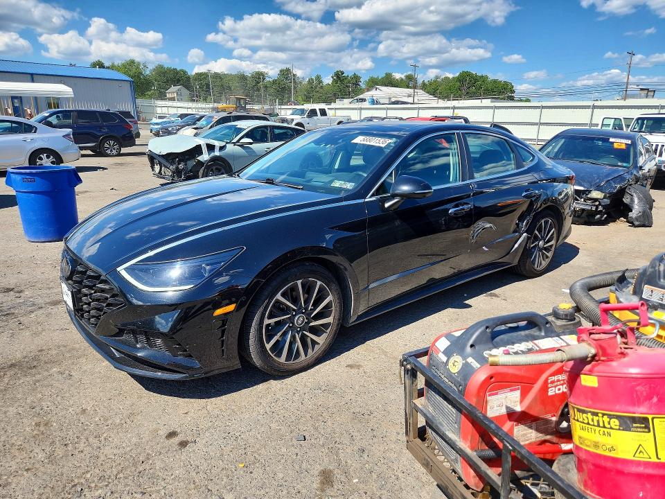 58801536 :رقم المزاد ، 5NPEH4J26MH117709 vin ، 2021 Hyundai Sonata مزاد بيع