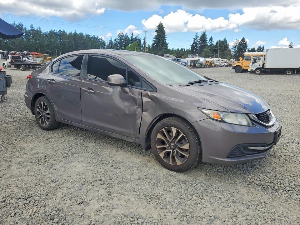 2013 Honda Civic მანქანა იყიდება აუქციონზე, vin: 19XFB2F86DE252815, აუქციონის ნომერი: 57158036