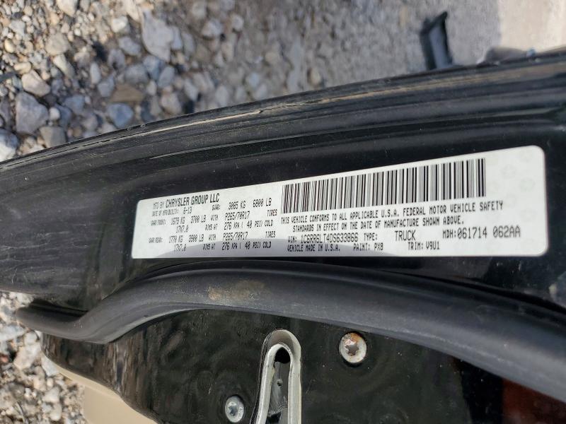 2013 Ram 1500 მანქანა იყიდება აუქციონზე, vin: 1C6RR6LT4DS633866, აუქციონის ნომერი: 56893276