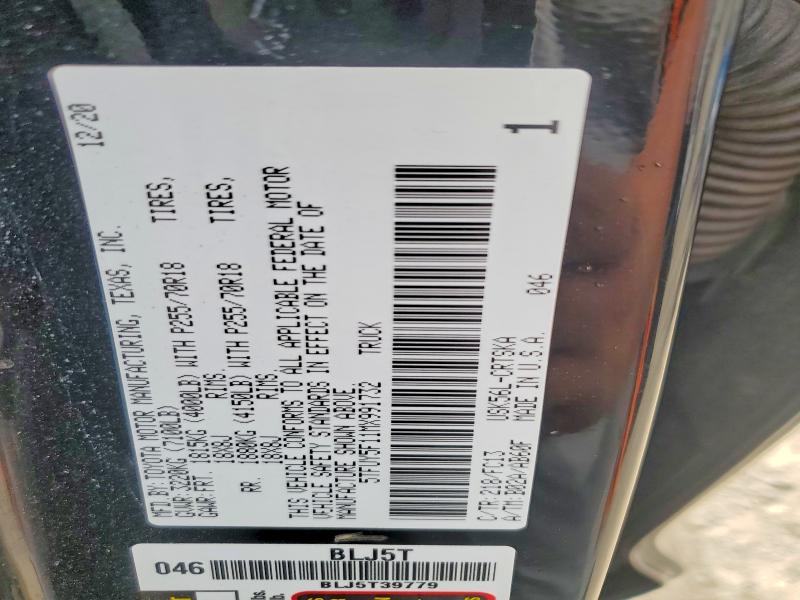 Aukcja sprzedaży 2021 Toyota Tundra, vin: 5TFUY5F11MX991732, numer aukcji: 56040056