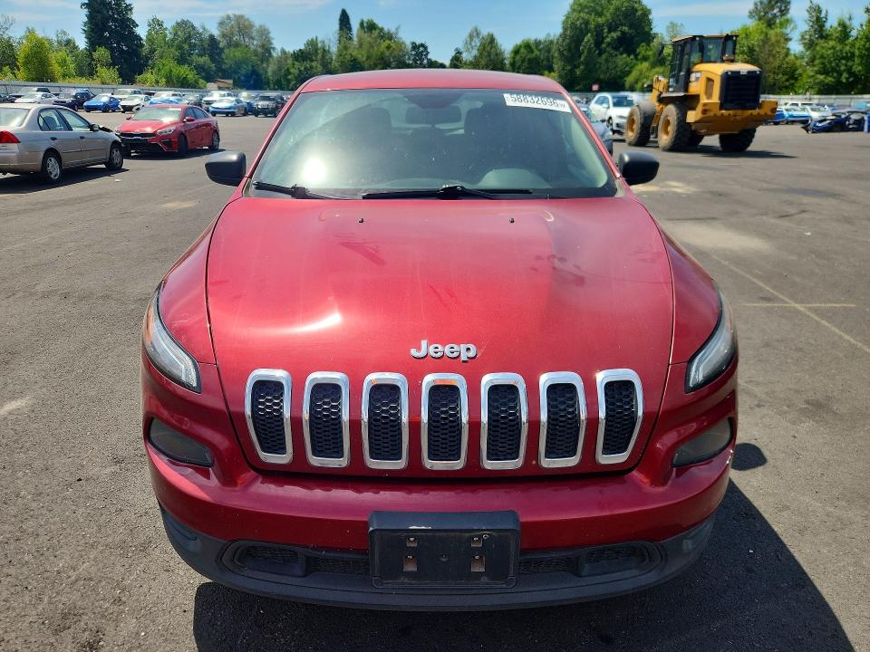 2017 Jeep Cherokee მანქანა იყიდება აუქციონზე, vin: 1C4PJLAB9HD231822, აუქციონის ნომერი: 58832696